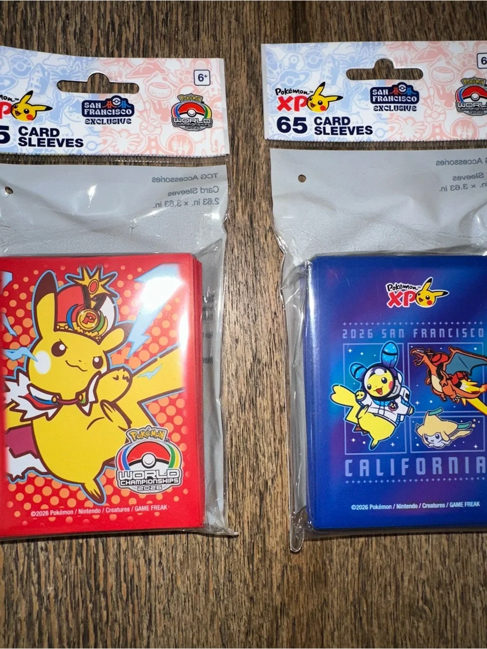 Pokémon World Championships 2026 & Pokémon XP San Francisco Exclusive Card Sleev